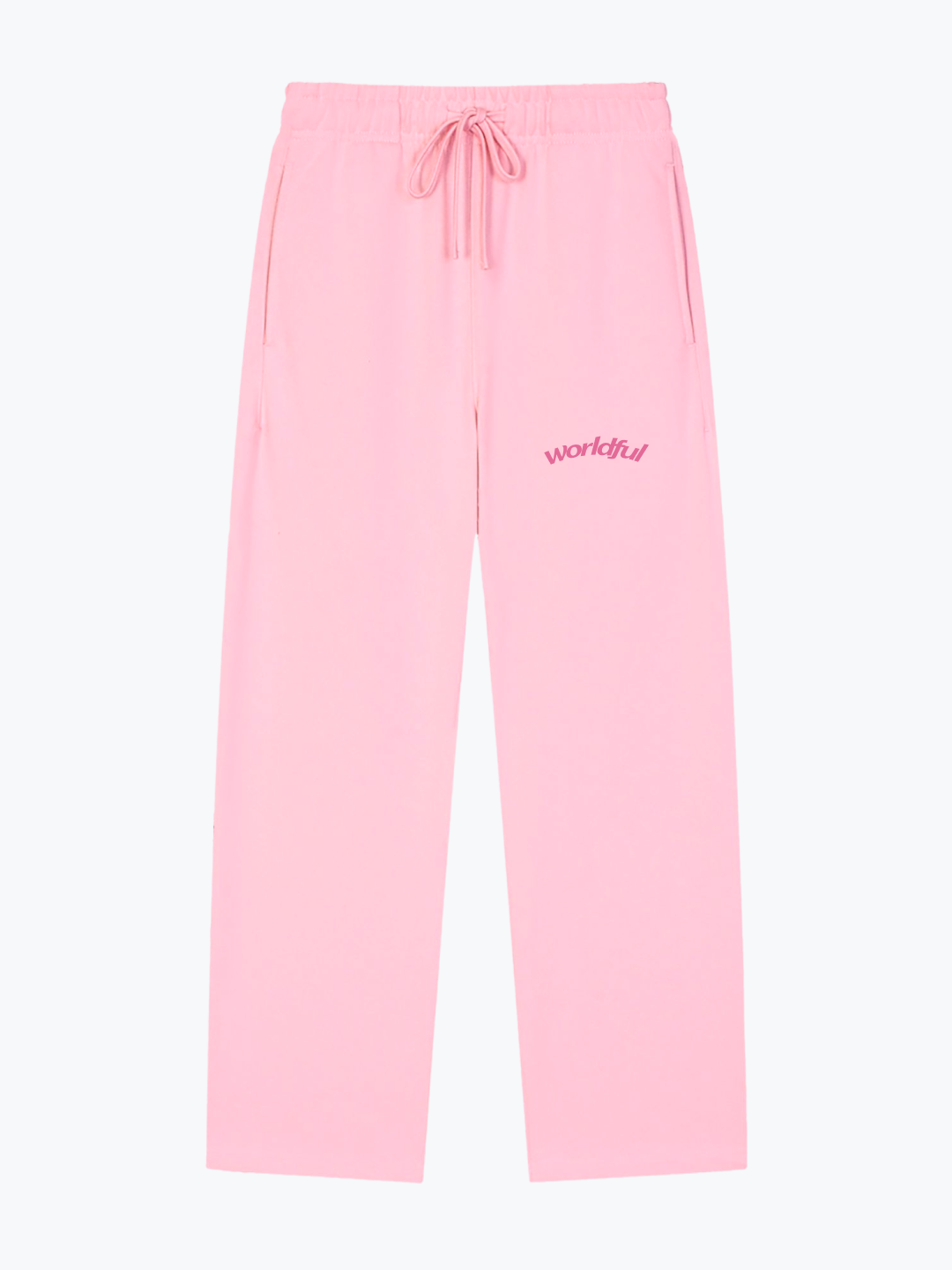 Worldful signature heavyweight sweatpants in Pink