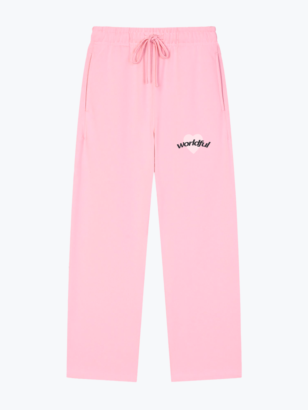 Worldful Another City heavyweight sweatpants in Pink