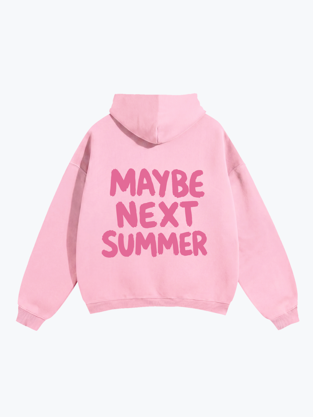 Worldful Next Summer oversized graphic hoodie in Pink