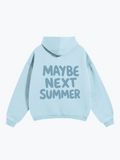 Worldful Next Summer oversized graphic hoodie in Blue, 350 GSM heavyweight fleece