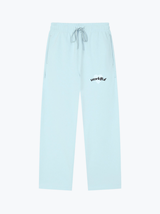 Worldful Another City heavyweight sweatpants in Blue