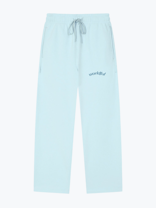 Worldful signature heavyweight sweatpants in Blue